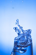 Glass and water