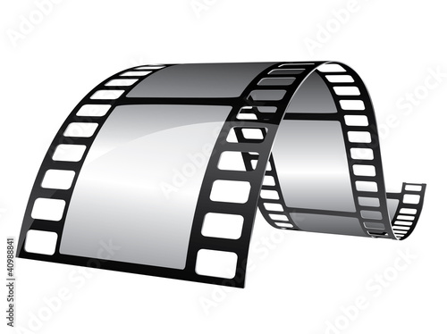 Vektor: Blank film strip Blank film strip