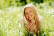 girl with dandelion girl with dandelion