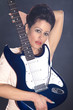 Photo: Hübsche Frau mit E Gitarre Hübsche Frau mit E Gitarre