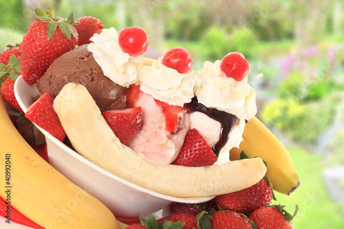 Photo: Banana split Banana split