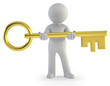 3d small people - take a key