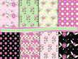 vector set of scrapbook paper