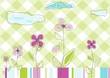 Colorful flowers banner
