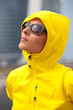 girl in a black sunglasses