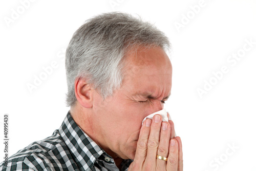 Foto: Nase putzen Nase putzen