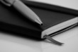 pen and notebook