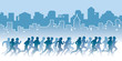 Running people