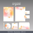 Corporate Identity. Natural Vector Business Template. Bio style.