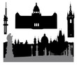 Silhouette of Prague