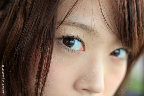 Photo: EYE of the young lady EYE of the young lady