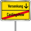 Casting Ortsschild