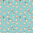 Vector: vintage food seamless pattern vintage food seamless pattern