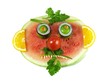 Watermelon with mustache and beard Watermelon with mustache and beard