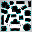 Great glossy blue collection of website elements Great glossy blue collection of website elements