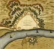Antique map of Neymegen - Nijmegen. Antique map of Neymegen - Nijmegen.