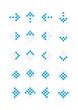 Vector set of arrows Vector set of arrows
