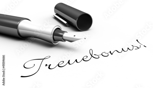 Illustration: Treuebonus! - Stift Konzept Treuebonus! - Stift Konzept