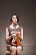 Girl with violin
