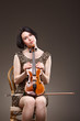 Girl with violin
