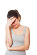 Young woman in pain