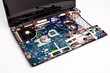 Laptop inside with stescope