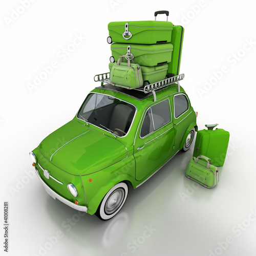 Ilustración: Vacances économique en voiture 01 Vacances économique en voiture 01