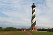 The Cape Hatteras lighthouse near Buxton, North Carolina