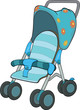 Blue Baby Carriage