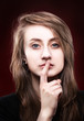 gesture of quiet