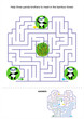 Help panda bears to meet, maze game for kids