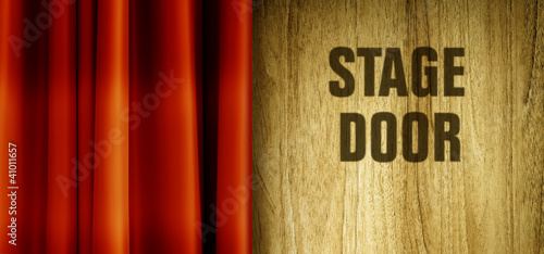 Photo: stage door stage door