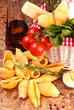 Ingredients for italian pasta