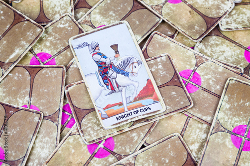 Photo: Knight of Cups, Tarot card, Major Arcana (2) Knight of Cups, Tarot card, Major Arcana (2)