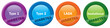 Diabetes symbols of four different types of diabetes