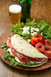 piadina prosciutto crudo piadina prosciutto crudo
