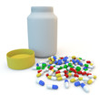 Open Medicine Bottle