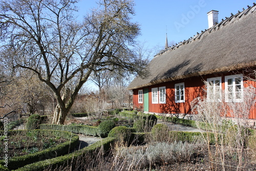 Photo: Old typical swedish house in Skansen, Stockholm, Sweden Old typical swedish house in Skansen, Stockholm, Sweden