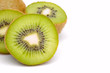 Kiwi Fruit on White Kiwi Fruit on White