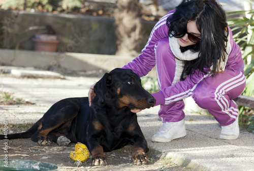 Photo: giocare con il cane giocare con il cane