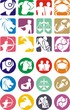 Horoscope zodiac illustration
