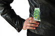 Solvent woman with money