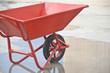 concrete wheel barrow