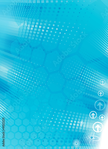 Vector: Abstract tech background of Turquoise color. Abstract tech background of Turquoise color.