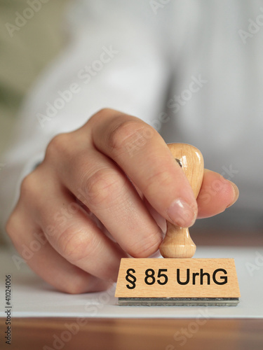 Foto: Stempel 2 Urheberrechtsgesetz Stempel 2 Urheberrechtsgesetz
