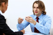 Business meeting in office