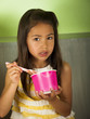 Photo: Eating Frozen Yougurt Eating Frozen Yougurt