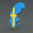 3d Karte Schweden
