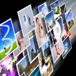 Screens with images flow