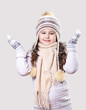 Foto: Cuty little girl in winter wear Cuty little girl in winter wear